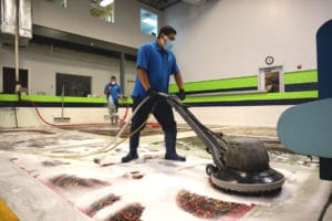 Professional area rug cleaning