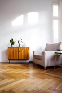 Harringbone Hardwood Floor Design